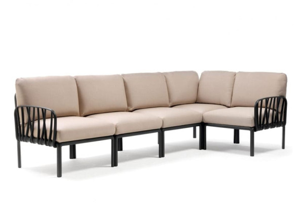 Модульний диван Nardi Komodo 5 Antracite Canvas Sunbrella-0