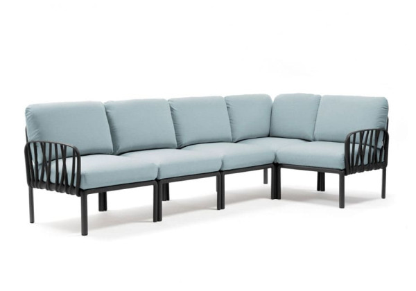 Модульний диван Nardi Komodo 5 Antracite Ghiaccio Sunbrella-0