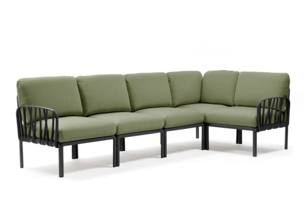 Модульний диван Nardi Komodo 5 Antracite Giungla Sunbrella-0