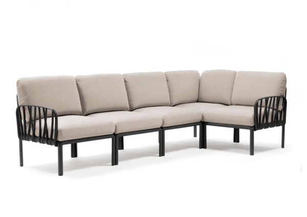 Модульний диван Nardi Komodo 5 Antracite Tech Panama-0