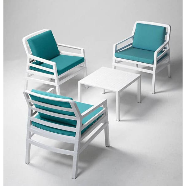 Кавовий стіл Nardi Aria 60 Bianco-1