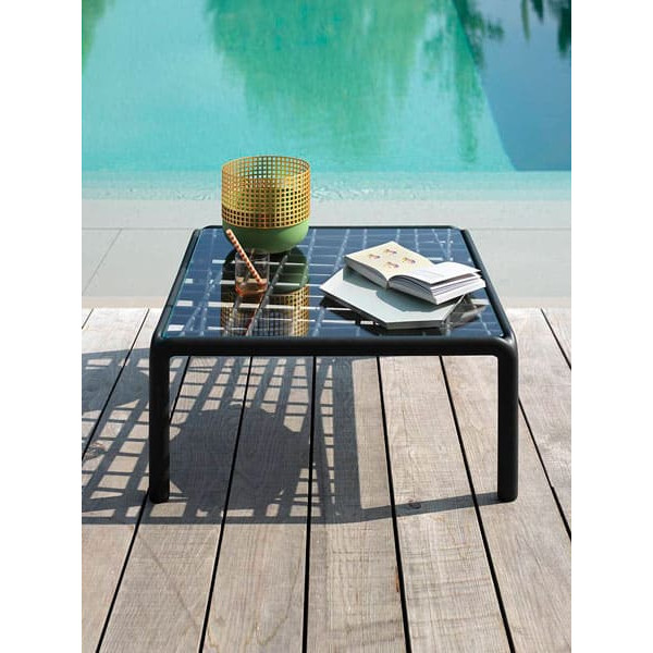 Кавовий стіл Nardi Komodo Tavolino Vetro Antracite Кавовий стіл Nardi Komodo Tavolino Vetro Antracite-1