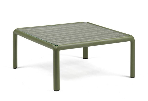 Кофейный стол Nardi Komodo Tavolino Vetro Agave-0