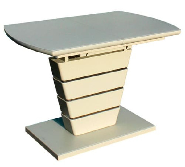 Стол раскладной обеденный DAOSUN DT-8103 S Шампань/Хром Стол раскладной обеденный DAOSUN DT-8103 S Шампань/Хром-1