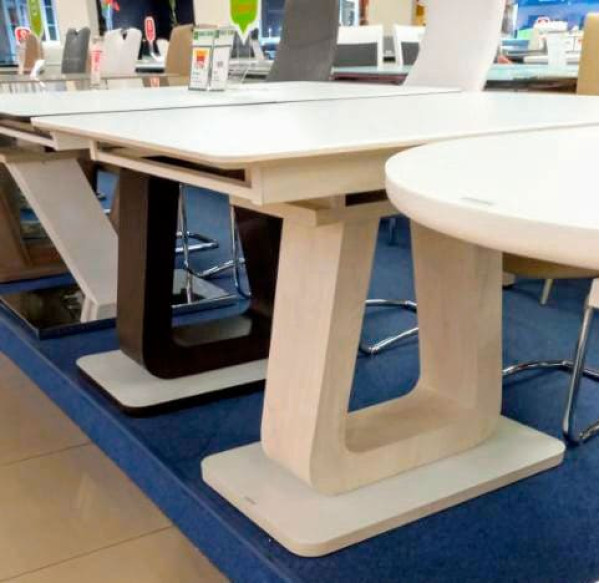 Стіл розкладний обідній DAOSUN DT-8104 Білий дуб Стіл розкладний обідній DAOSUN DT-8104 Білий дуб-2