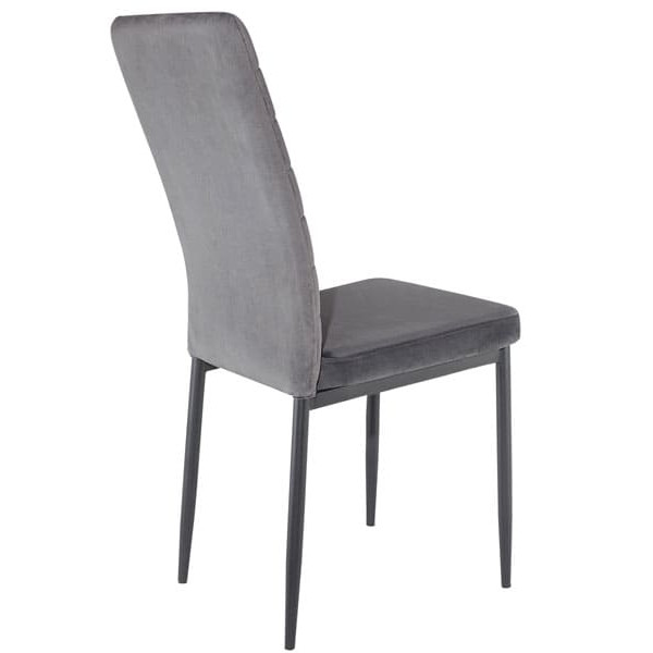 Стілець DAOSUN DC 201G Сірий Оксамит-2