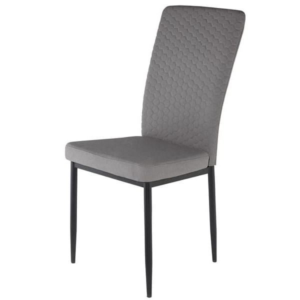 Стілець DAOSUN DC 201G Сірий Тканина-0