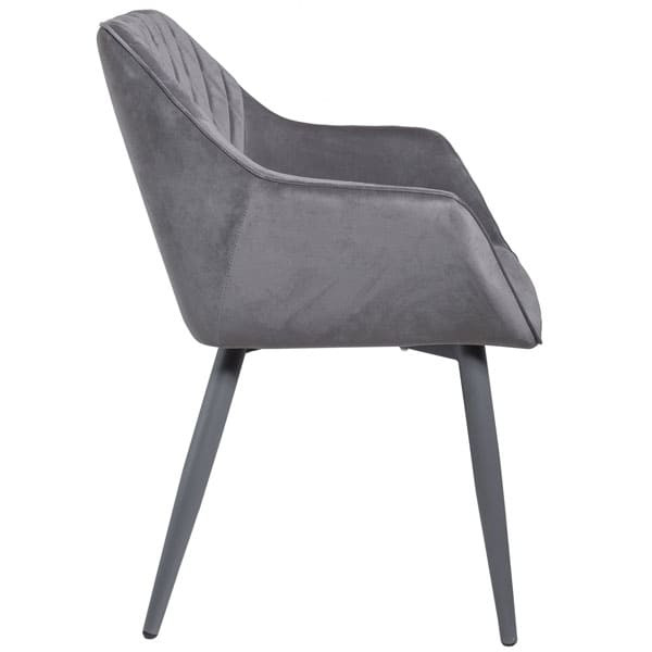 Стул DAOSUN DC 9543 Серый Бархат-4