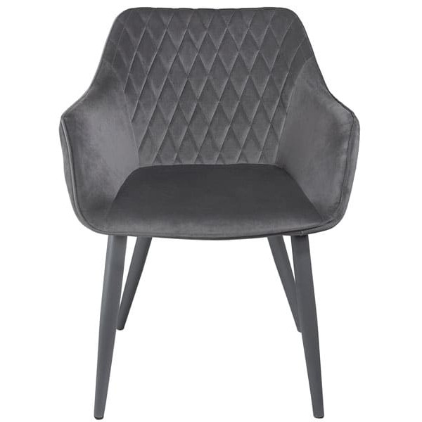 Стул DAOSUN DC 9543 Серый Бархат-2