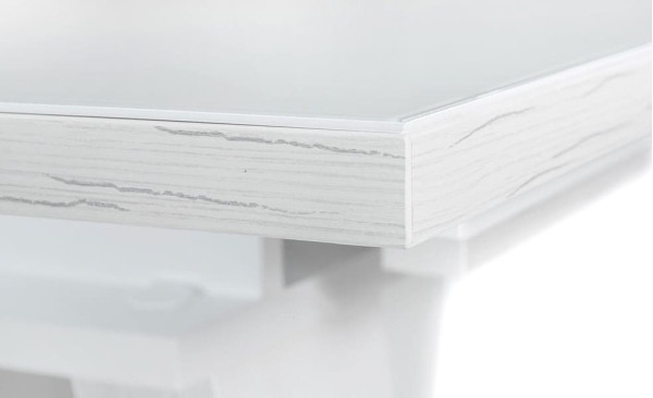 Стол обеденный DAOSUN DT 402 U Белый Стекло-3