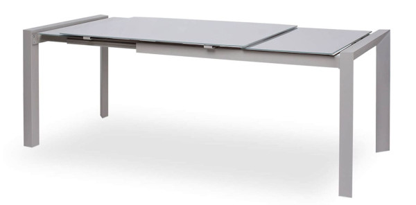 Стіл розкладний обідній DAOSUN DF 508T Сіро-бежевий Скло-2