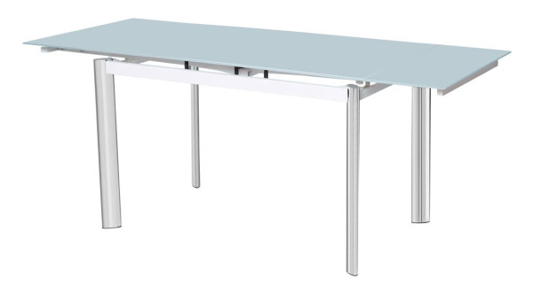 Стіл розкладний обідній DAOSUN DSТ 017 Білий Скло-1