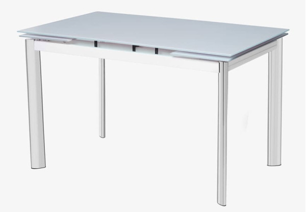 Стіл розкладний обідній DAOSUN DSТ 017 Білий Скло-0