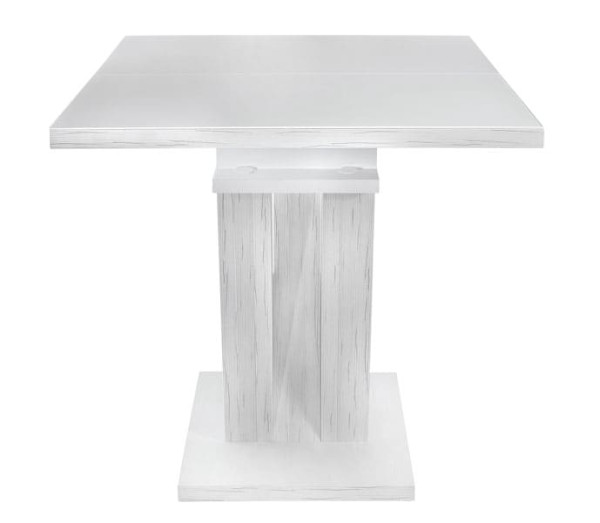 Стіл розкладний обідній DAOSUN DT 402 U Білий Скло-2