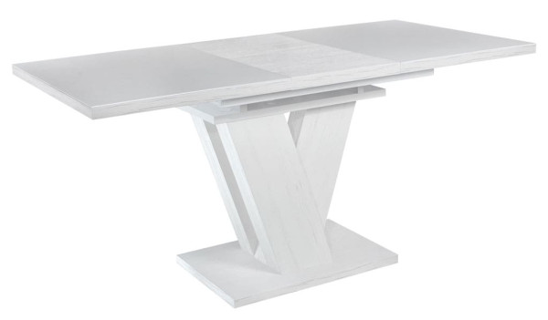 Стіл розкладний обідній DAOSUN DT 402 U Білий Скло-1
