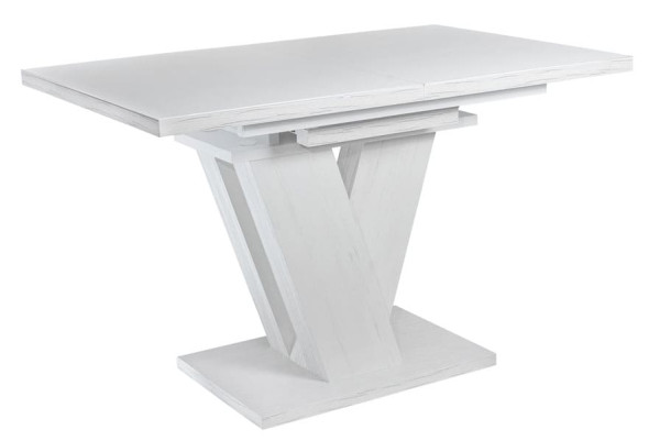 Стіл розкладний обідній DAOSUN DT 402 U Білий Скло-0