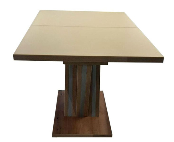 Стіл розкладний обідній DAOSUN DT 402 U Дуб Скло-2