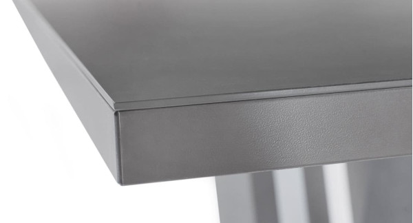 Стіл розкладний обідній DAOSUN DT 402 U Графіт Скло-4