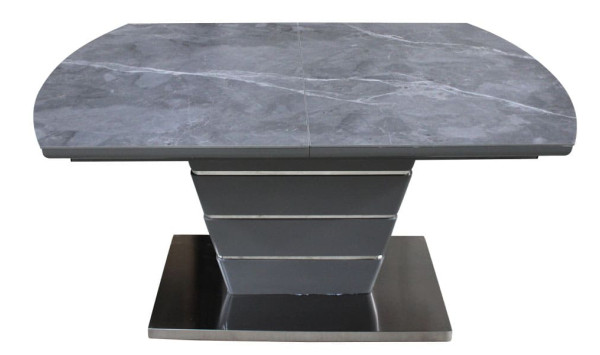 Стіл розкладний обідній DAOSUN DT 8103 Сірий Кераміка-0