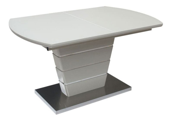 Стіл розкладний обідній DAOSUN DT 8103 Шампань Скло-0