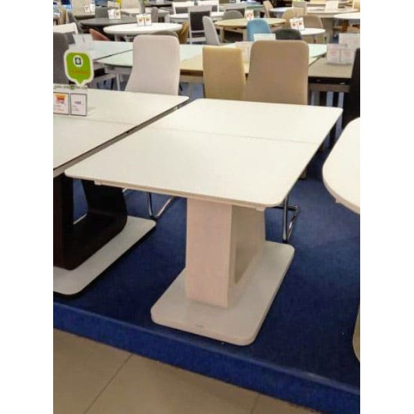 Стіл розкладний обідній DAOSUN DT 8104 Білий Скло-3