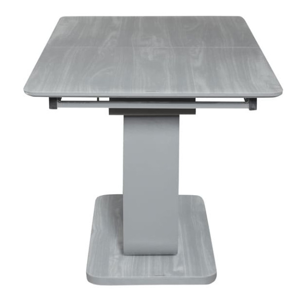 Стол раскладной обеденный DAOSUN DT 8104 Серый Стекло-2