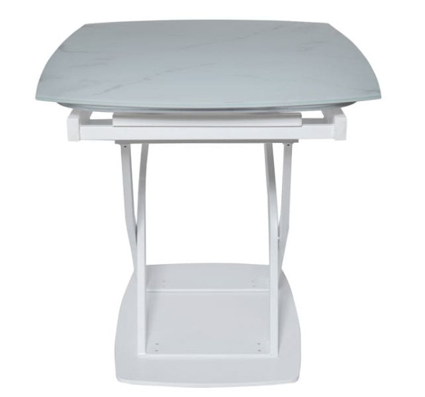 Стіл розкладний обідній DAOSUN DT 8106 Білий Скло-2