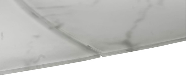 Стіл розкладний обідній DAOSUN DT 8106 Сіро-бежевий Скло-2