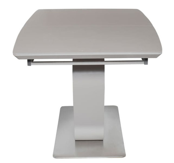 Стіл розкладний обідній DAOSUN DT 8108 Сіро-бежевий Скло-2