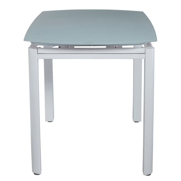 Стол раскладной обеденный DAOSUN DT 8109 Белый Стекло-1