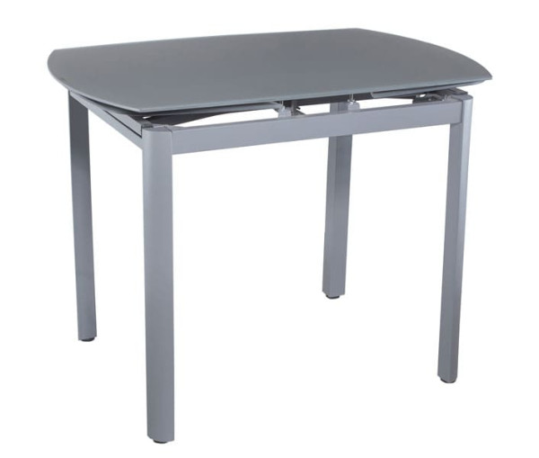 Стіл розкладний обідній DAOSUN DT 8109 Сірий Скло-0
