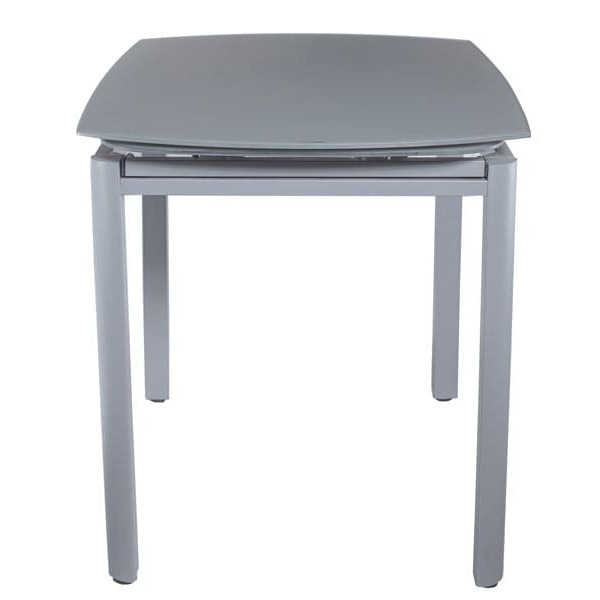 Стіл розкладний обідній DAOSUN DT 8109 Сірий Скло-2