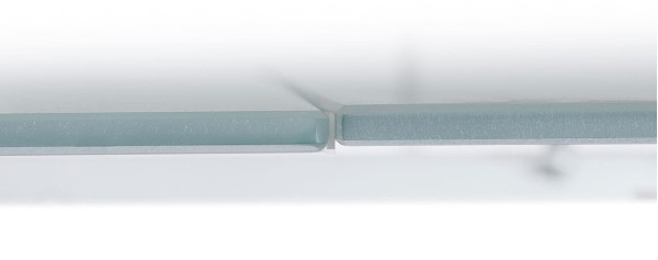 Стол раскладной обеденный DAOSUN DT 8110 Белый сатин Стекло-3