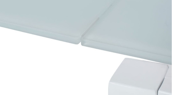 Стіл розкладний обідній DAOSUN DT 8110 Білий Скло-3