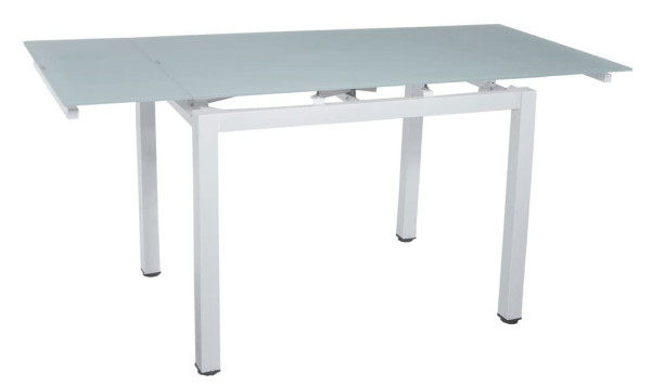 Стіл розкладний обідній DAOSUN DT 8110 Білий Скло-2