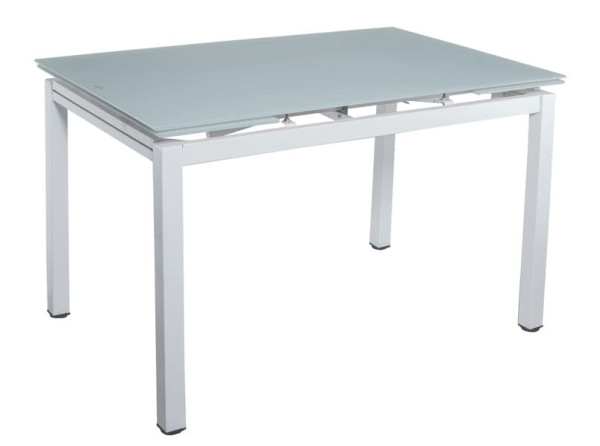 Стіл розкладний обідній DAOSUN DT 8110 Білий Скло-0