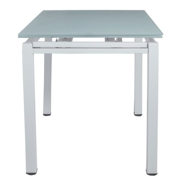 Стіл розкладний обідній DAOSUN DT 8110 Білий Скло-1