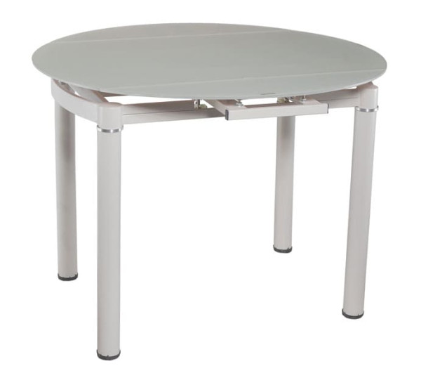 Стіл розкладний обідній DAOSUN DT 8111 Шампань Скло-2