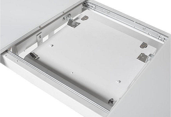 Стол раскладной обеденный DAOSUN DT 859 Белый Стекло-3