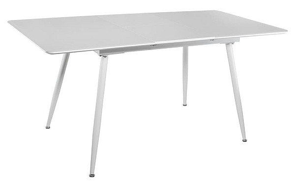 Стол раскладной обеденный DAOSUN DT 859 Белый Стекло-1