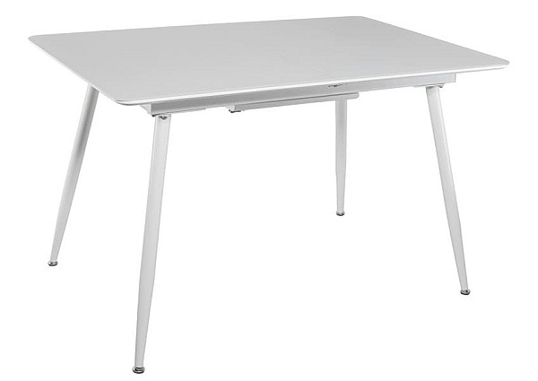 Стол раскладной обеденный DAOSUN DT 859 Белый Стекло-0