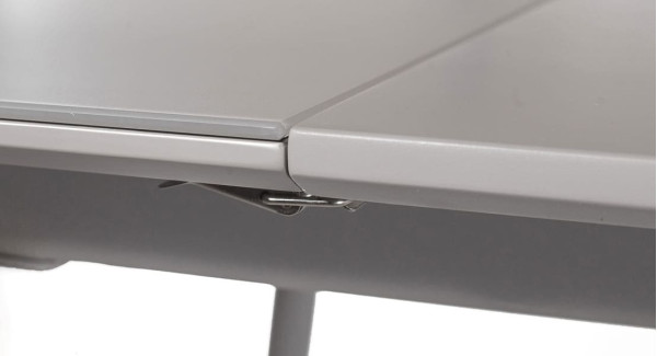 Стіл розкладний обідній DAOSUN DT 859 Сіро-бежевий Скло-3