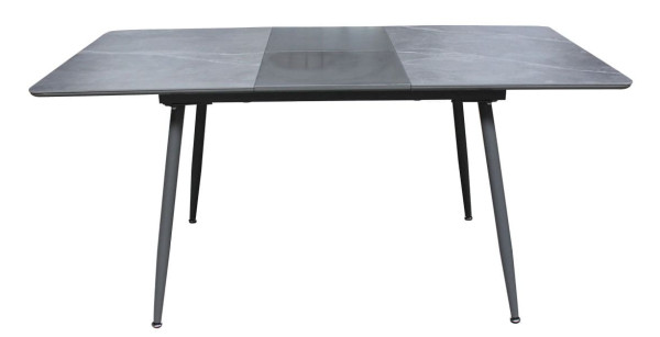 Стіл розкладний обідній DAOSUN DT 859 Сірий Кераміка-1