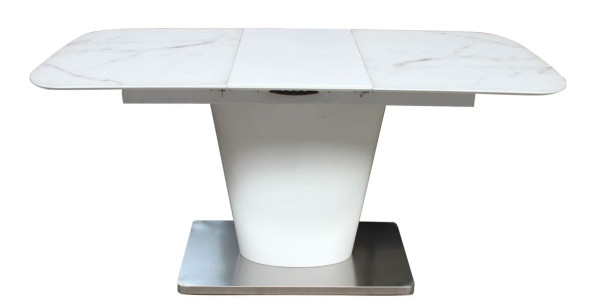 Стіл розкладний обідній DAOSUN DT 874 Білий Кераміка-1