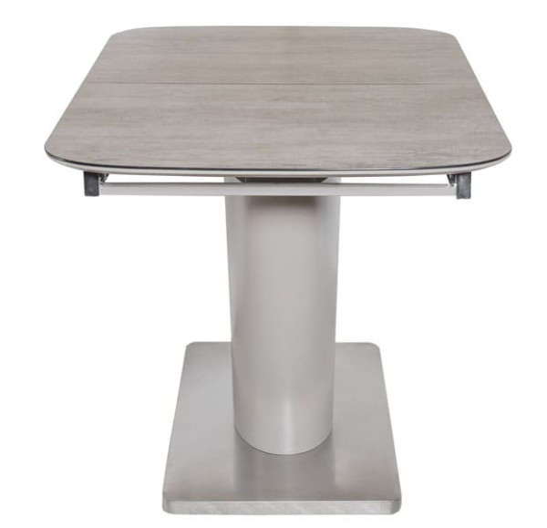 Стіл розкладний обідній DAOSUN DT 874 Сірий Скло-2