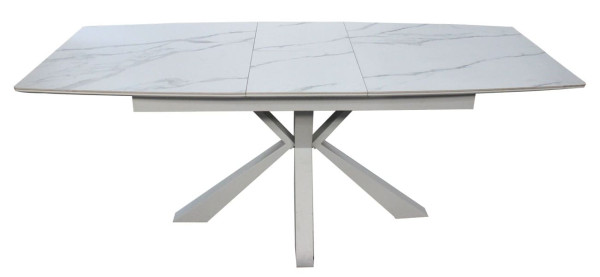 Стіл розкладний обідній DAOSUN DT 878 Білий Кераміка-1