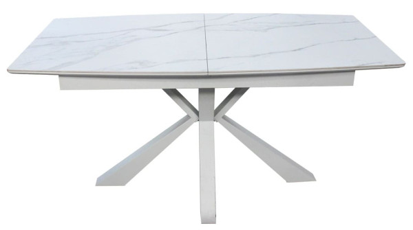 Стіл розкладний обідній DAOSUN DT 878 Білий Кераміка-0