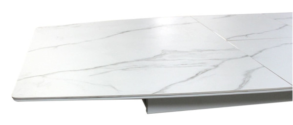 Стіл розкладний обідній DAOSUN DT 878 Білий Кераміка-2