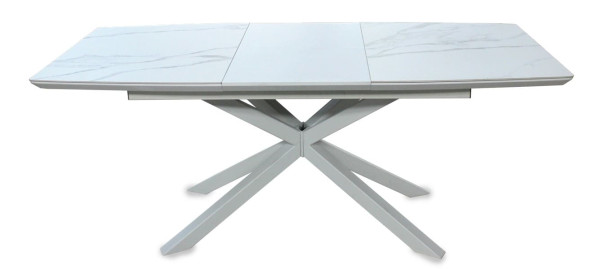 Стіл розкладний обідній DAOSUN DT 888B Білий Кераміка-2