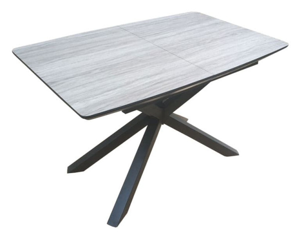 Стіл розкладний обідній DAOSUN DT 888B Дуб Скло-0